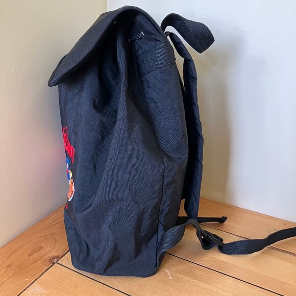 Walt Disney World Embroidered Logo Nylon Backpack with Drawstring - Picture 7 of 15